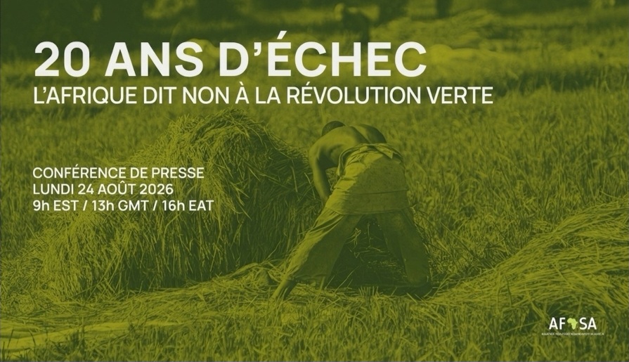 2006-2026, l'échec d'AGRA sur 20 ans en Afrique : Participez au webinaire d'échanges