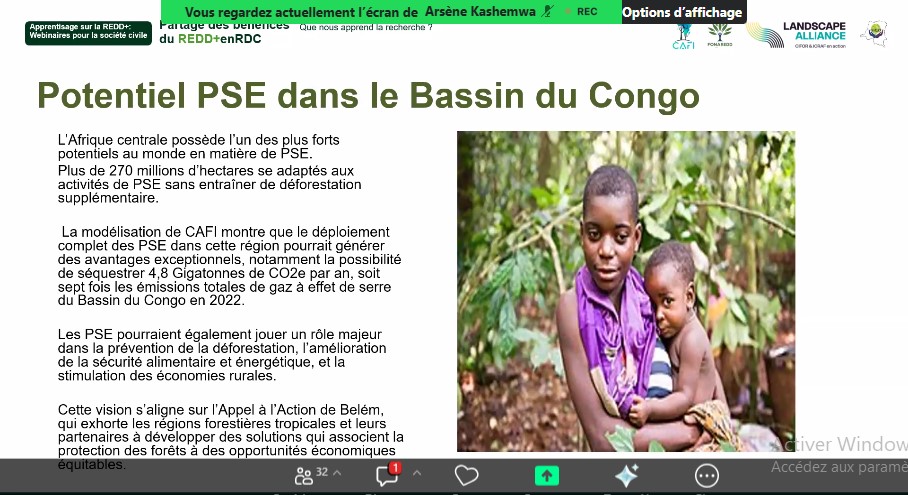 Paiements pour Services Environnementaux dans le Bassin du Congo : ce que révèle la recherche