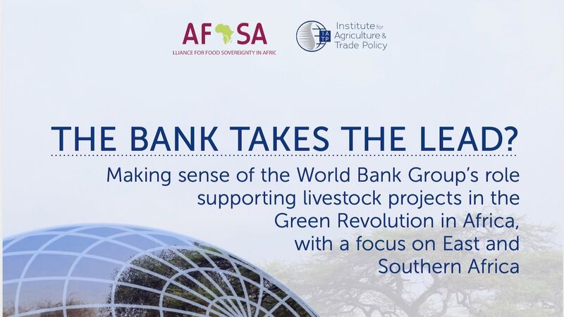 La Banque mondiale est-elle la nouvelle cheffe de file de la « Révolution verte » en Afrique ?